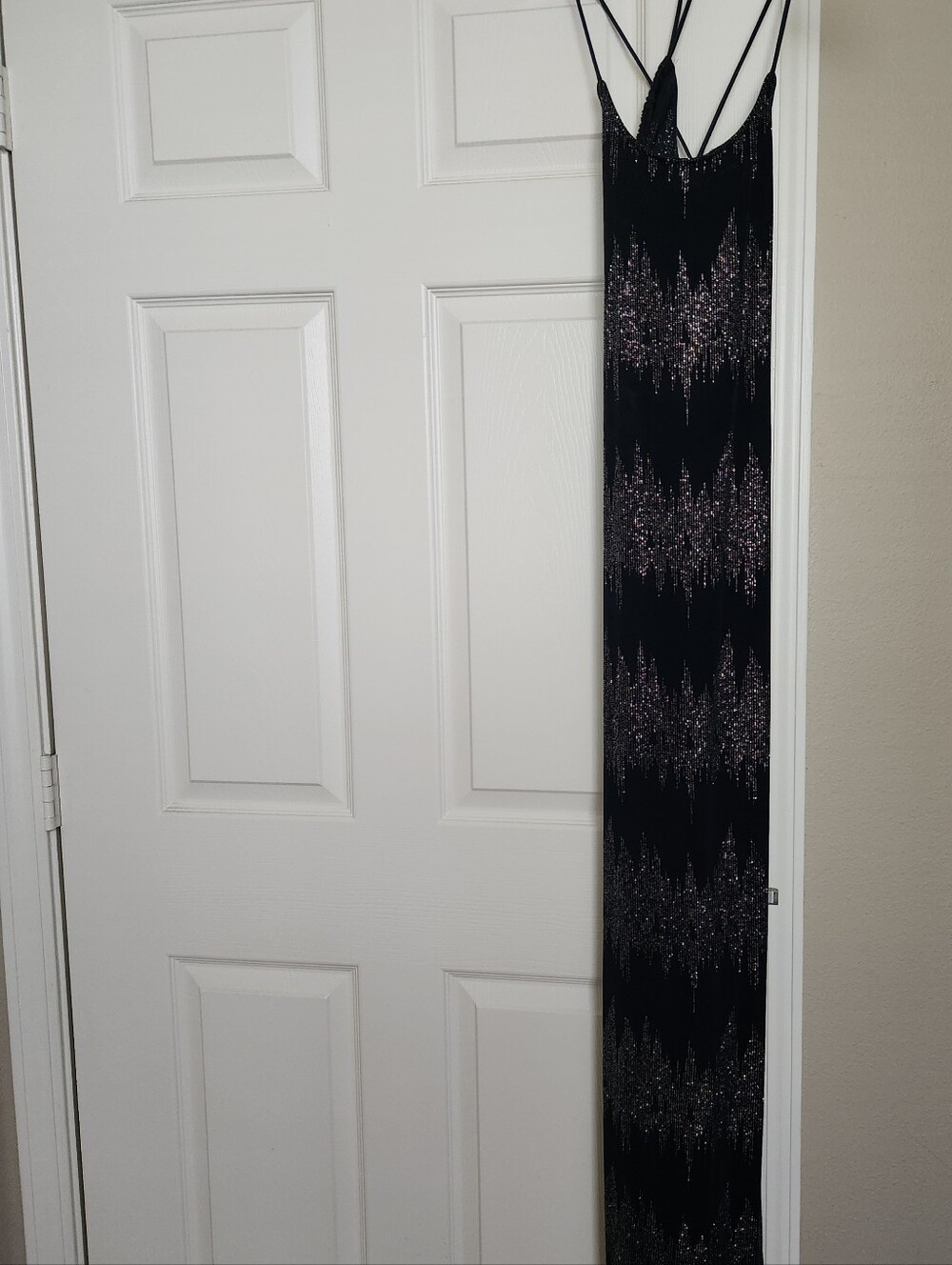 Jump Navy Blue Glitter Maxi Dress